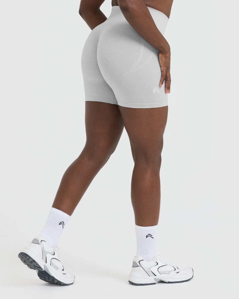 Light Grey Oner Active Effortless Seamless Shorts | 21604FPJH