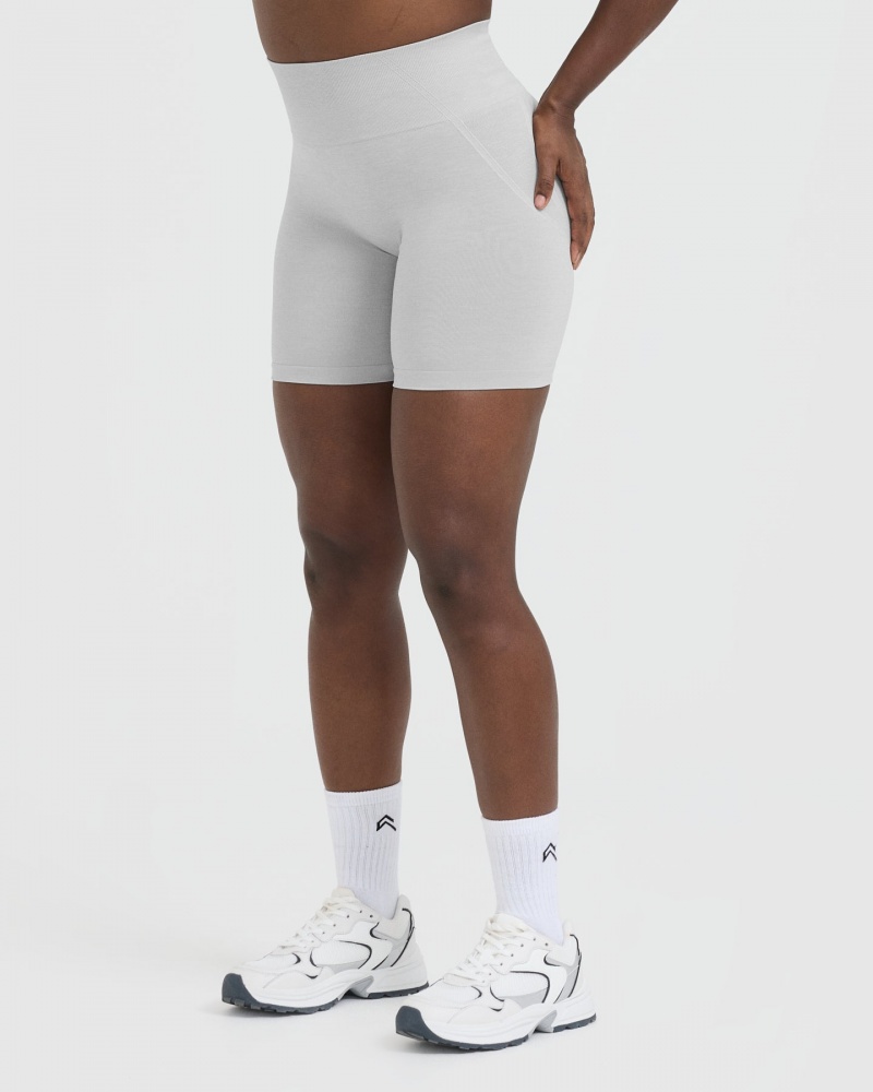 Light Grey Oner Active Effortless Seamless Shorts | 21604FPJH