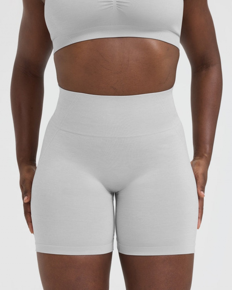 Light Grey Oner Active Effortless Seamless Shorts | 21604FPJH