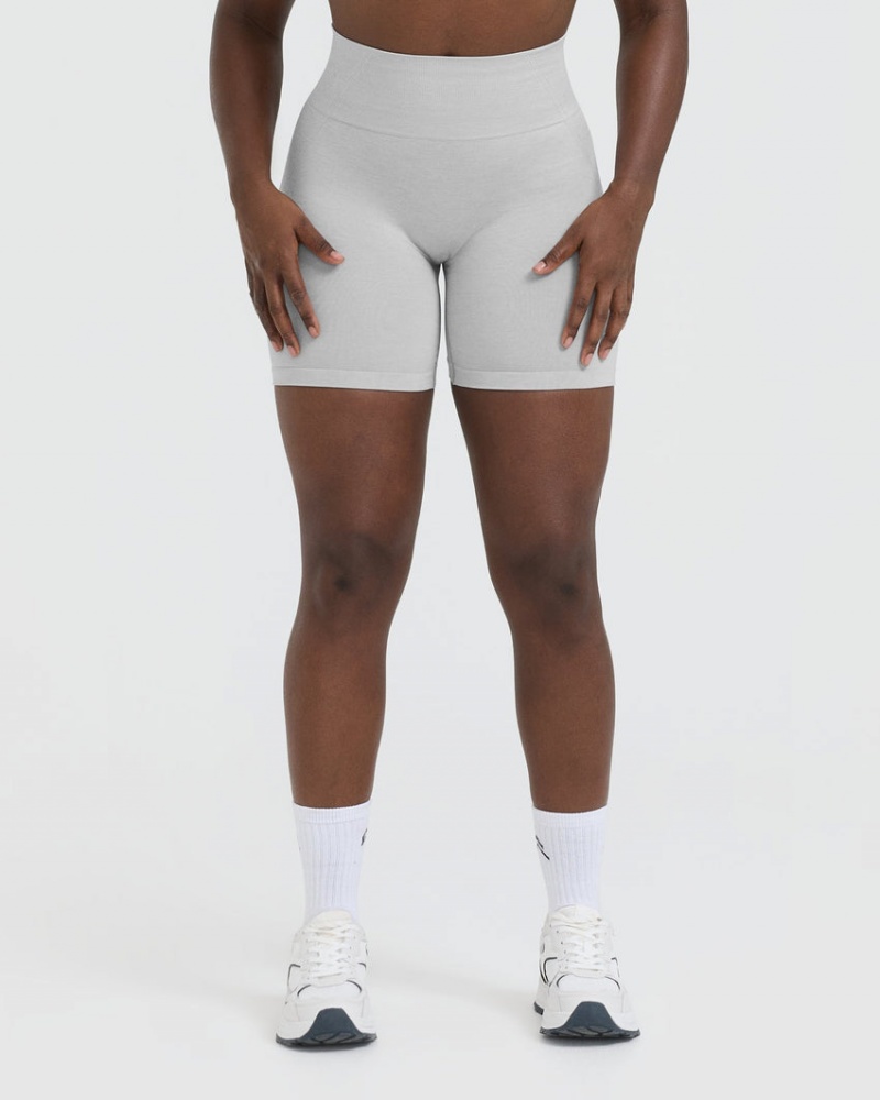 Light Grey Oner Active Effortless Seamless Shorts | 21604FPJH