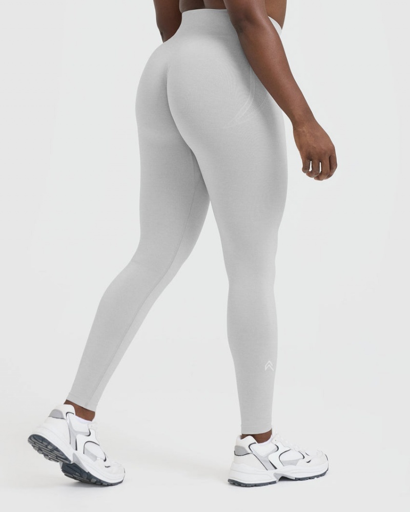 Light Grey Oner Active Effortless Seamless Leggings | 92835JQPU