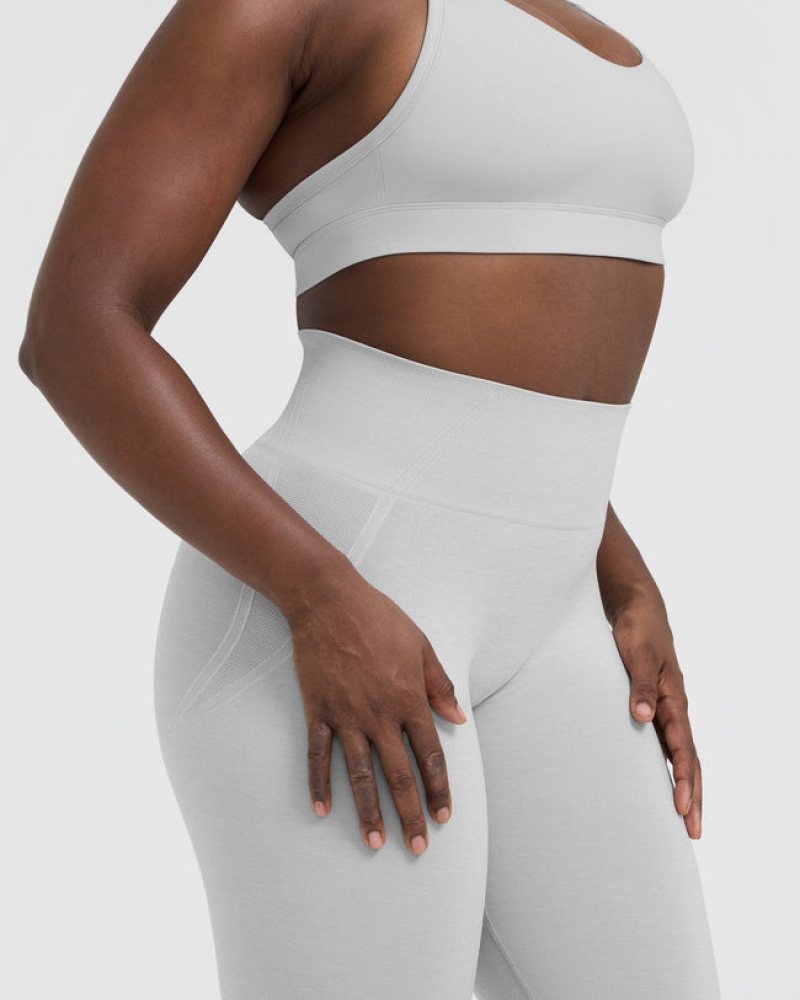 Light Grey Oner Active Effortless Seamless Leggings | 92835JQPU