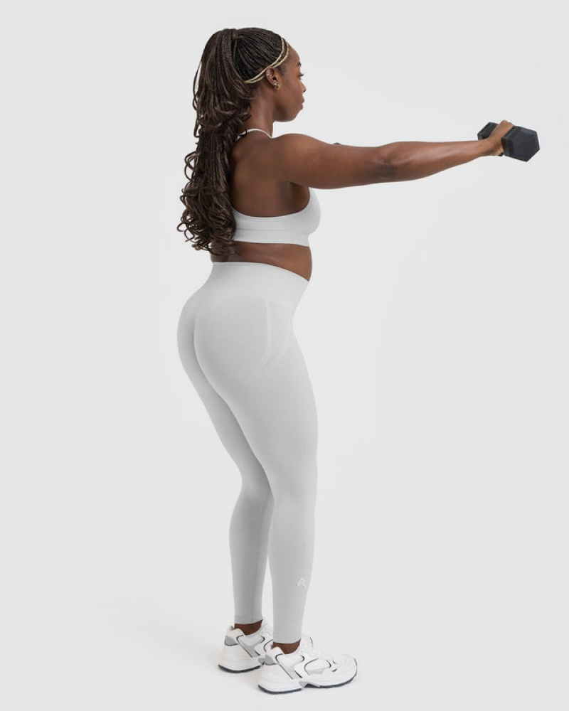 Light Grey Oner Active Effortless Seamless Leggings | 92835JQPU