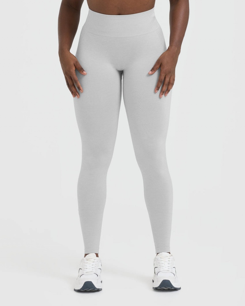 Light Grey Oner Active Effortless Seamless Leggings | 92835JQPU