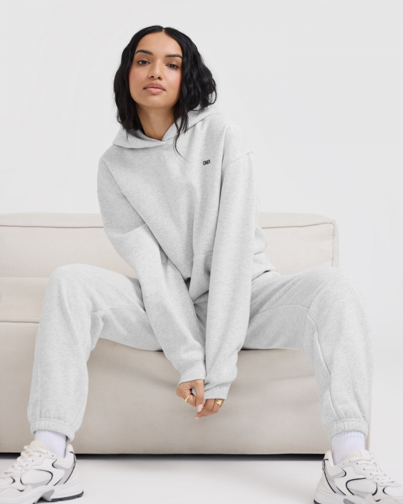 Light Grey Oner Active Foundations Hoodie | 69857XIRA