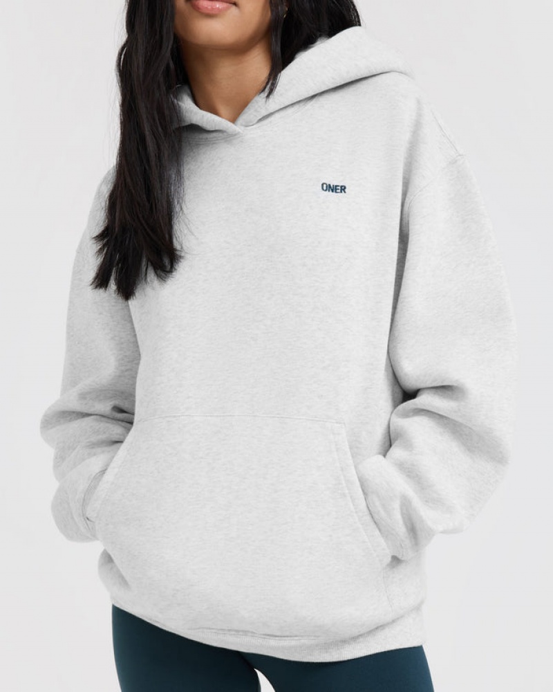 Light Grey Oner Active Foundations Hoodie | 69857XIRA