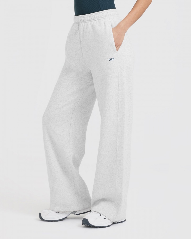 Light Grey Oner Active Foundations Straight Leg Joggers | 59487VXOR