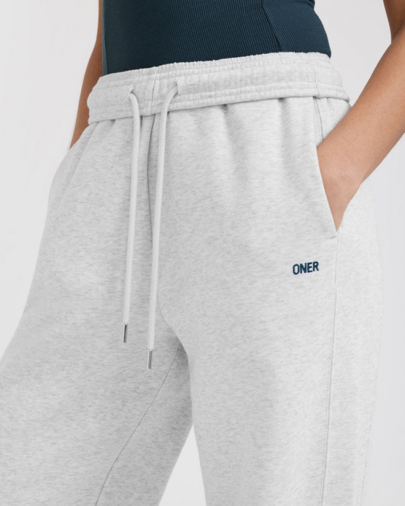 Light Grey Oner Active Foundations Straight Leg Joggers | 59487VXOR