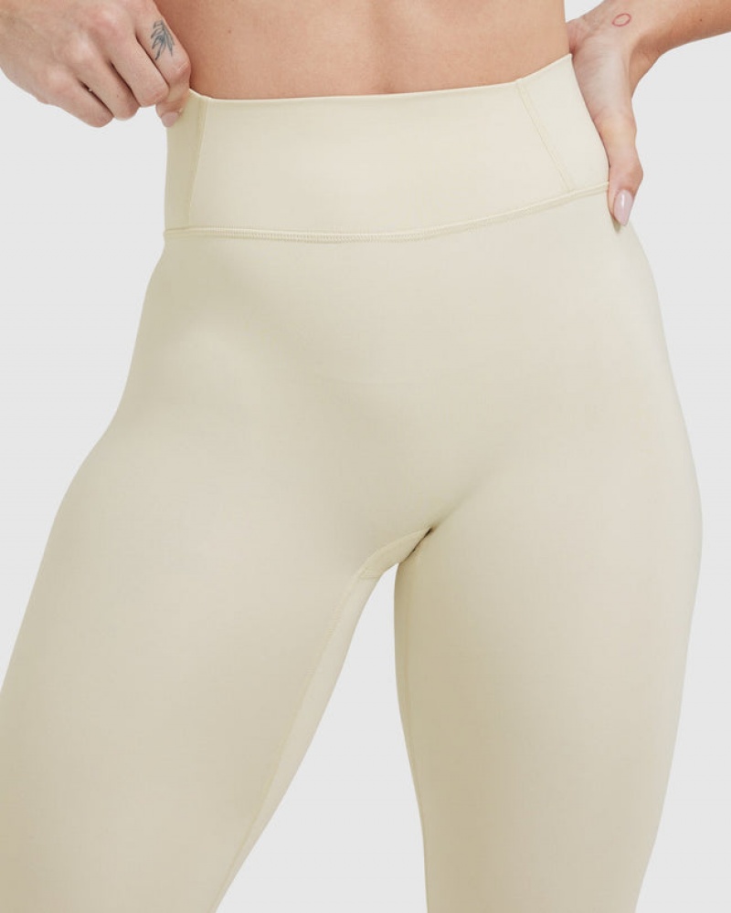 Light Yellow Oner Active Timeless High Waisted Leggings | 87510WUDH