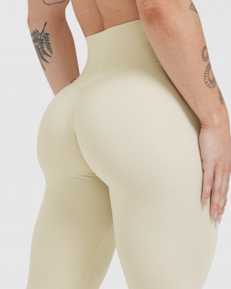 Light Yellow Oner Active Timeless High Waisted Leggings | 87510WUDH