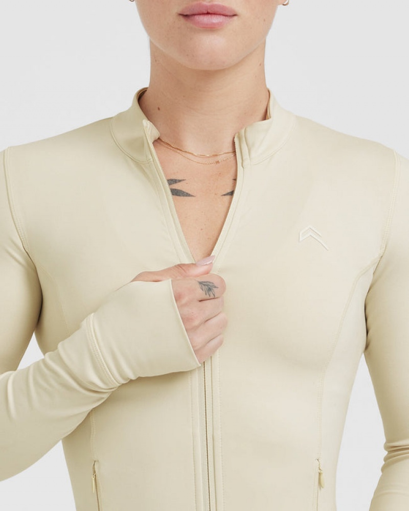 Light Yellow Oner Active Timeless Jackets | 80573VEUR