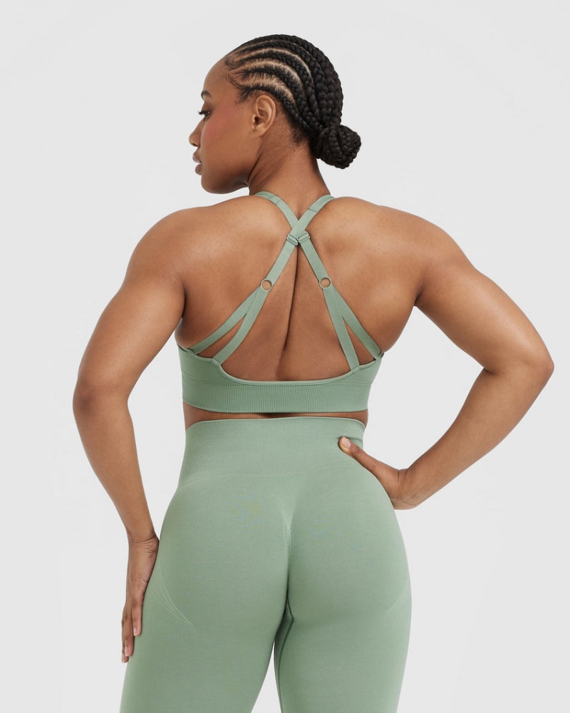 Olive Oner Active Classic Seamless 2.0 Bralette Sports Bras | 78940YQUK