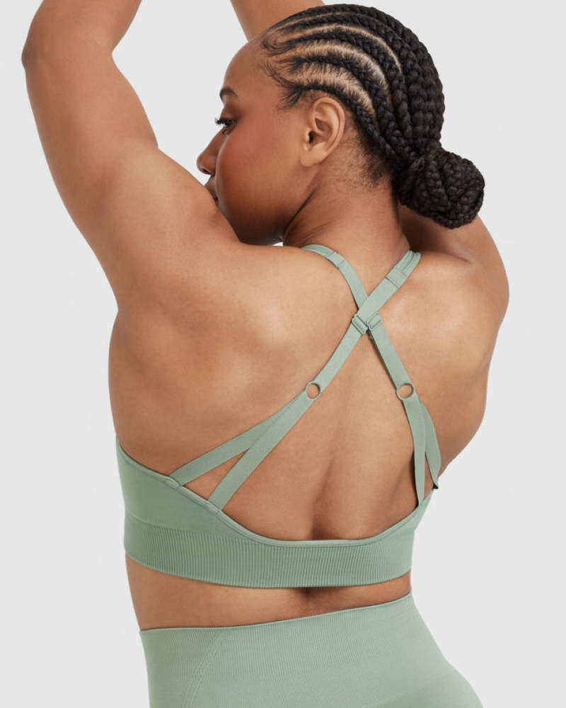 Olive Oner Active Classic Seamless 2.0 Bralette Sports Bras | 78940YQUK