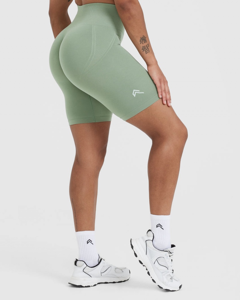 Olive Oner Active Effortless Seamless Cycling Shorts | 52913IHQV