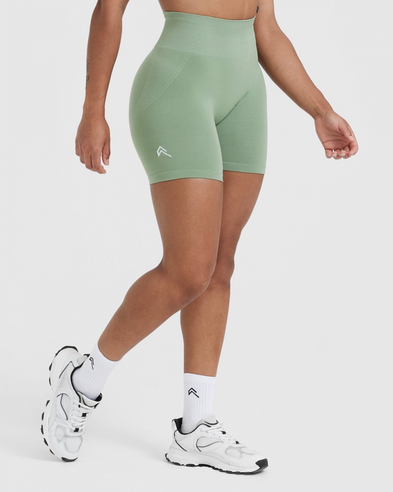 Olive Oner Active Effortless Seamless Shorts | 59364ANWY