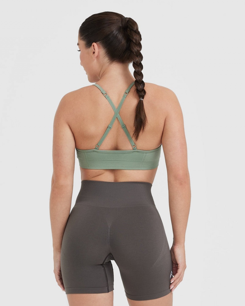 Olive Oner Active Effortless Strappy Bralette Sports Bras | 23156PTWJ