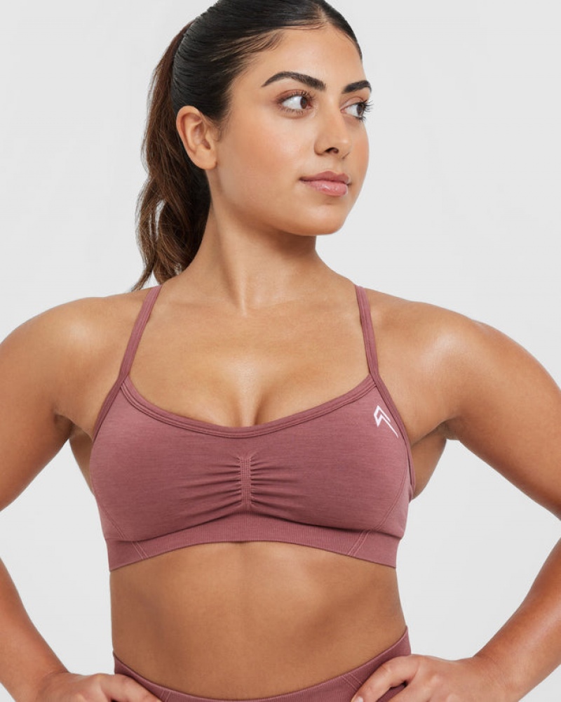 Pink Oner Active Effortless Strappy Bralette Sports Bras | 70834TZFW