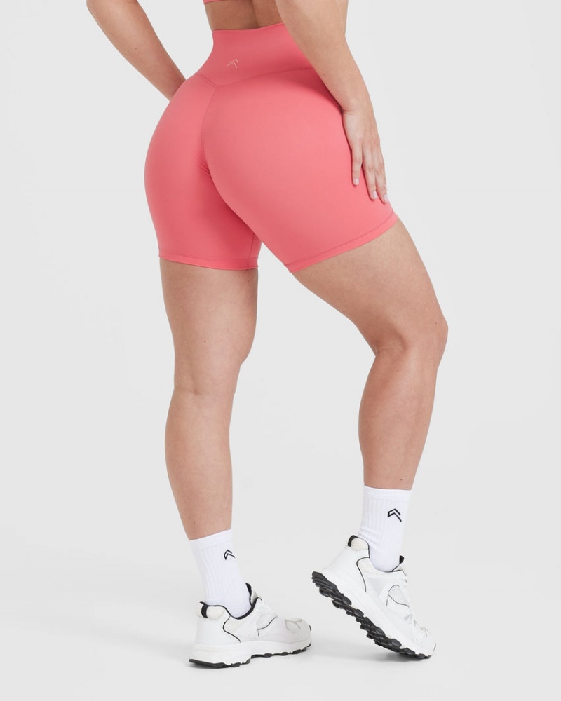 Pink Oner Active Timeless High Waisted Shorts | 49087TANJ