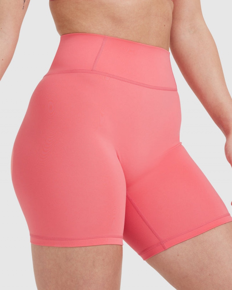 Pink Oner Active Timeless High Waisted Shorts | 49087TANJ