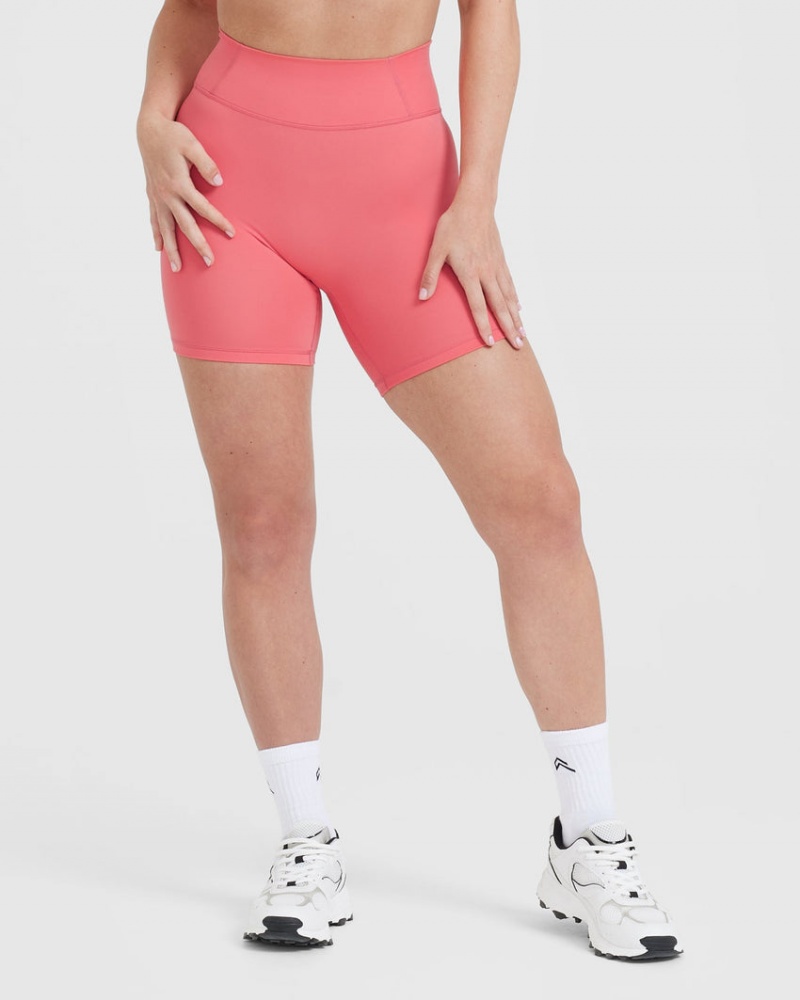 Pink Oner Active Timeless High Waisted Shorts | 49087TANJ