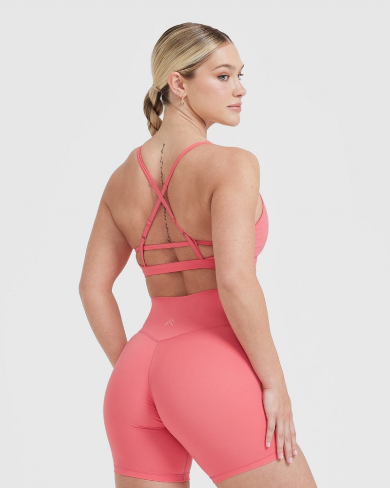 Pink Oner Active Timeless Strappy Bralette Sports Bras | 32451XZIJ