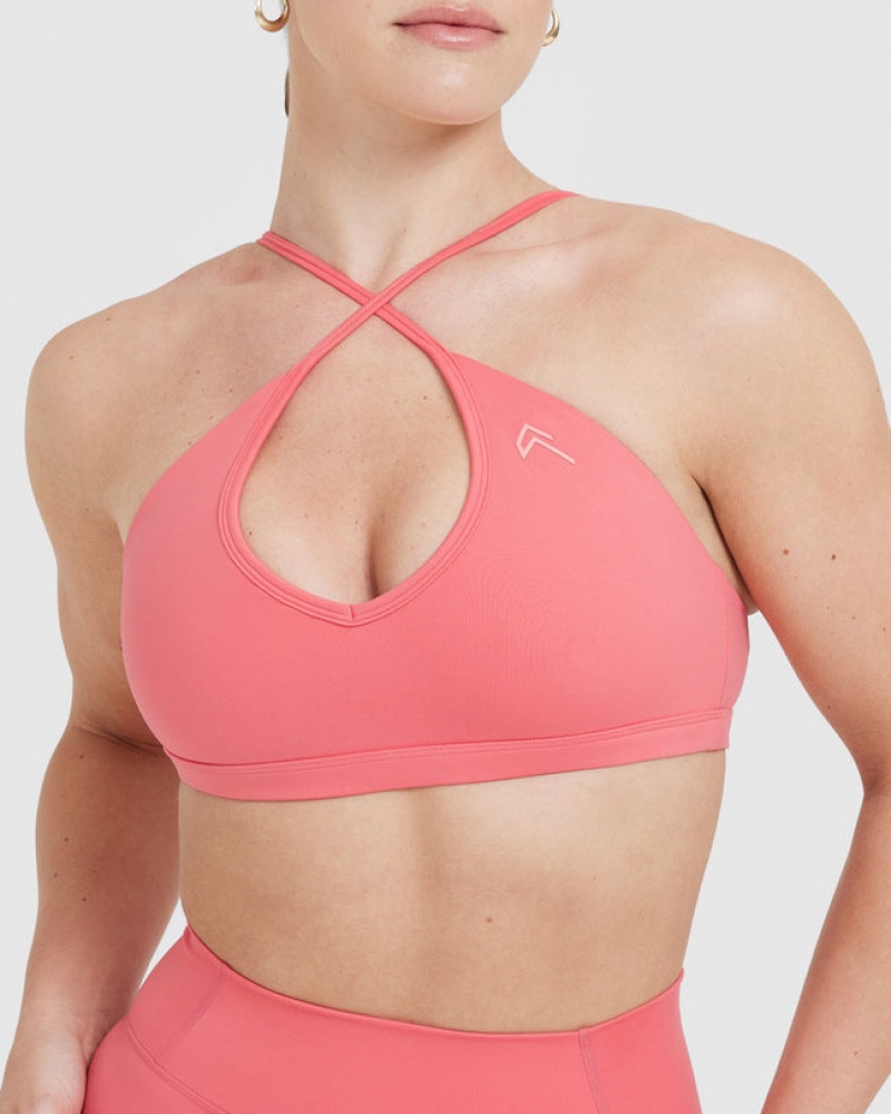 Pink Oner Active Timeless Strappy Bralette Sports Bras | 32451XZIJ