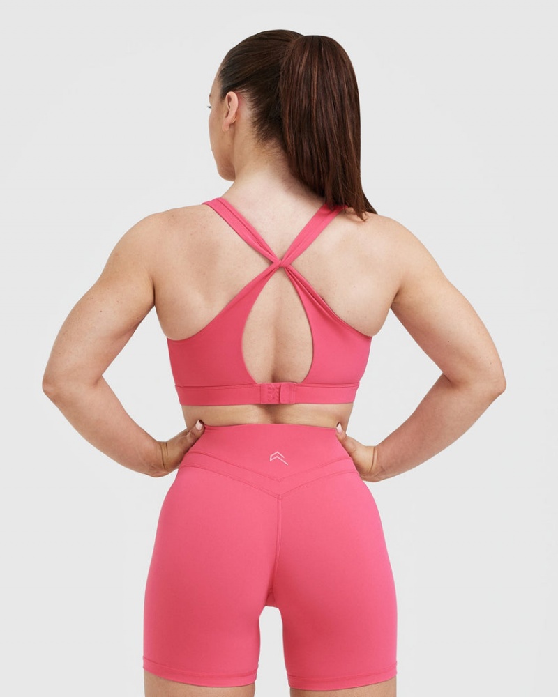 Pink Oner Active Unified Layered Sports Bras | 85974ULWR