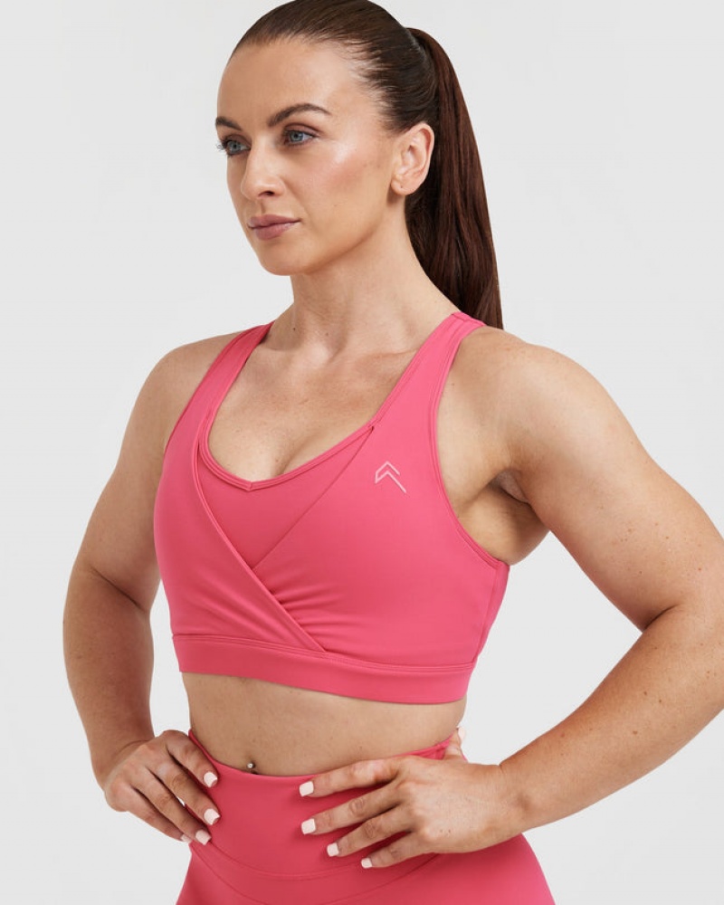 Pink Oner Active Unified Layered Sports Bras | 85974ULWR