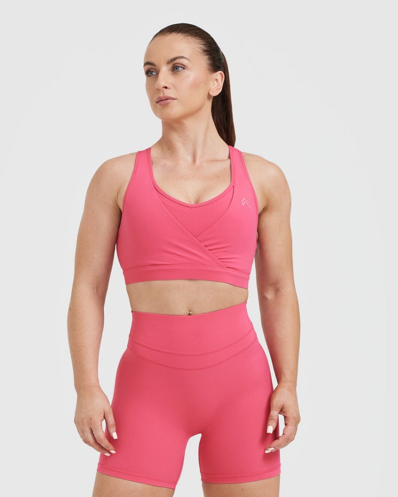 Pink Oner Active Unified Layered Sports Bras | 85974ULWR