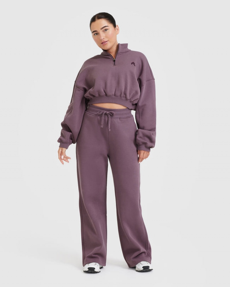 Purple Oner Active All Day Straight Leg Joggers | 75021SLMI