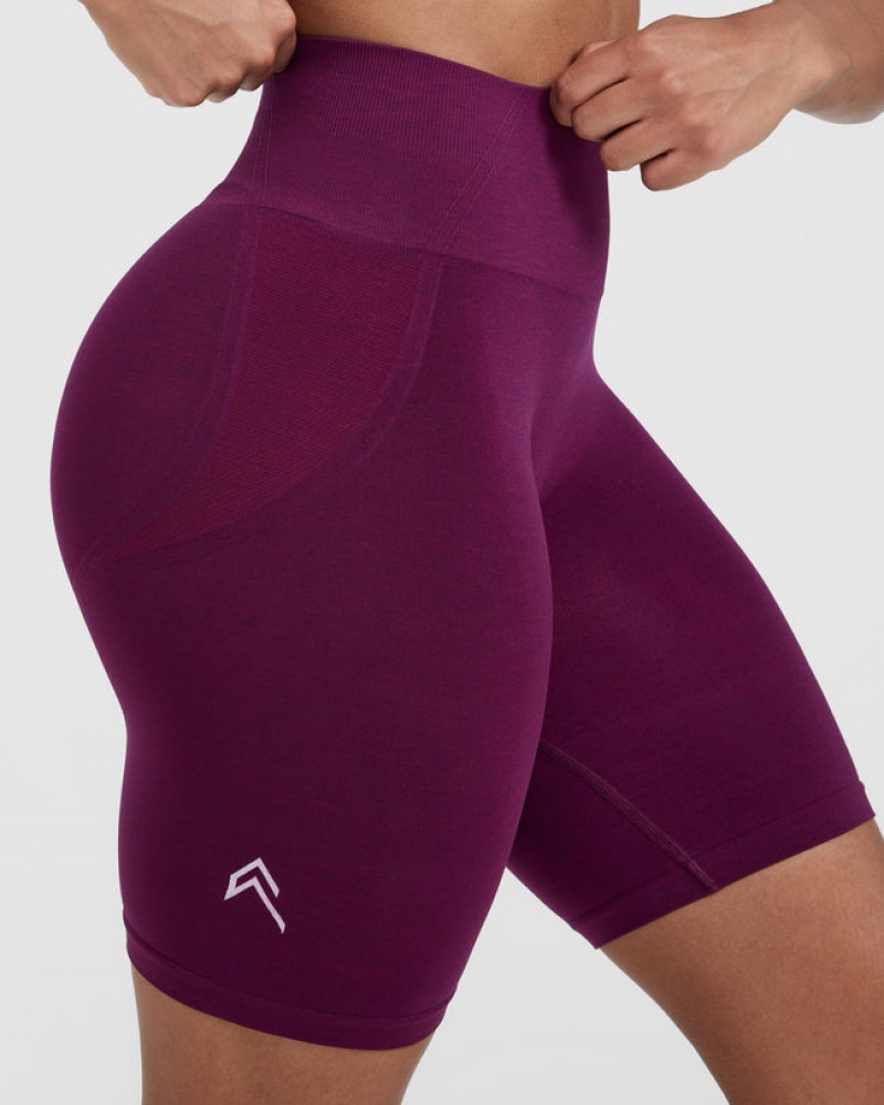 Purple Oner Active Effortless Seamless Cycling Shorts | 24310FHYU