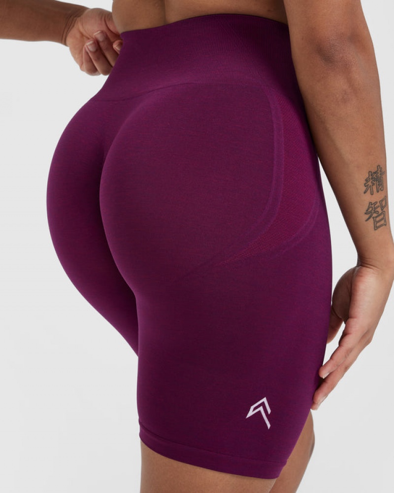 Purple Oner Active Effortless Seamless Cycling Shorts | 24310FHYU