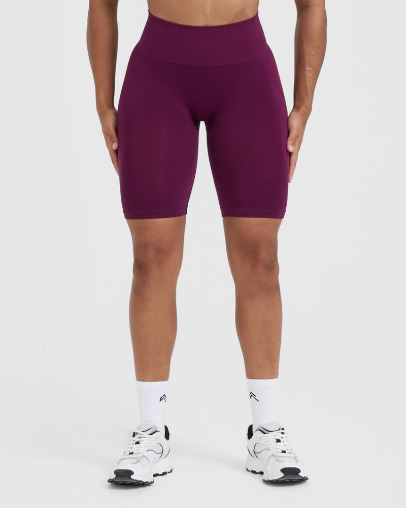 Purple Oner Active Effortless Seamless Cycling Shorts | 24310FHYU