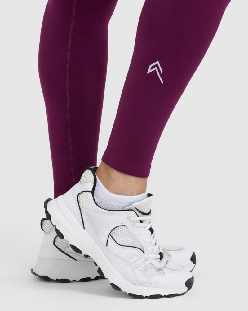 Purple Oner Active Effortless Seamless Leggings | 84032KUEM