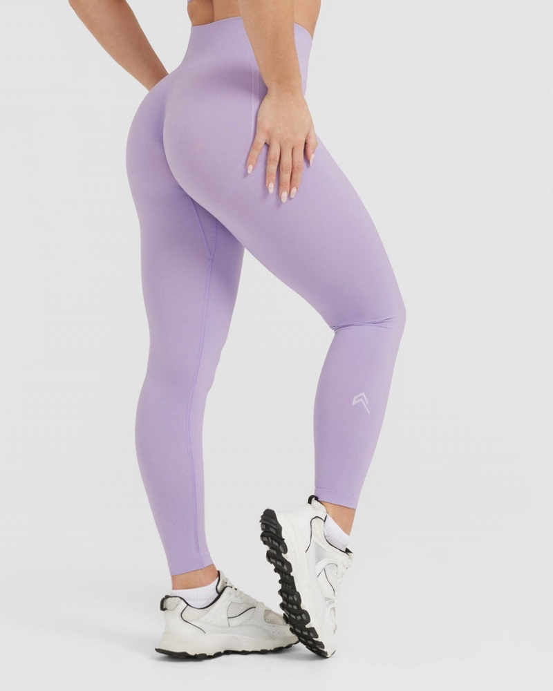 Purple Oner Active Effortless Seamless Leggings | 20143WJGT