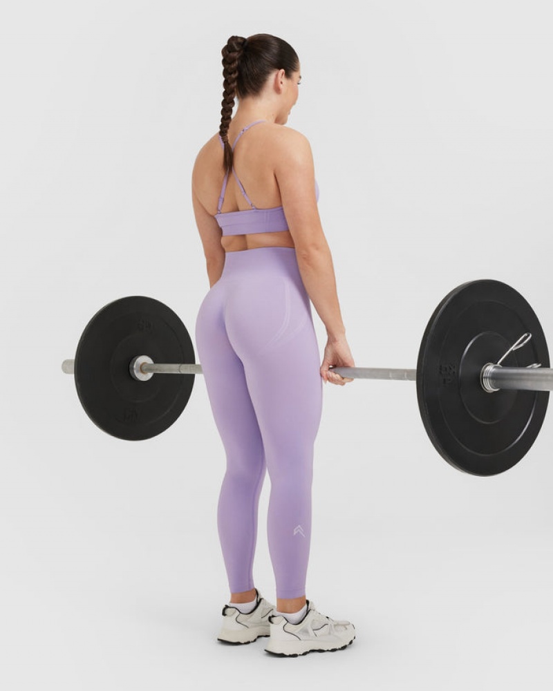 Purple Oner Active Effortless Seamless Leggings | 20143WJGT