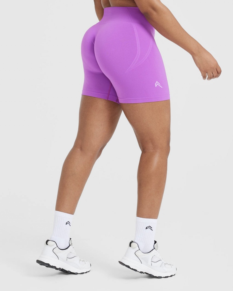 Purple Oner Active Effortless Seamless Shorts | 76210KAUW