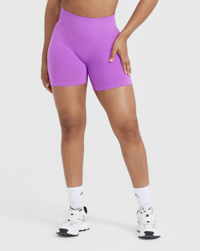 Purple Oner Active Effortless Seamless Shorts | 76210KAUW