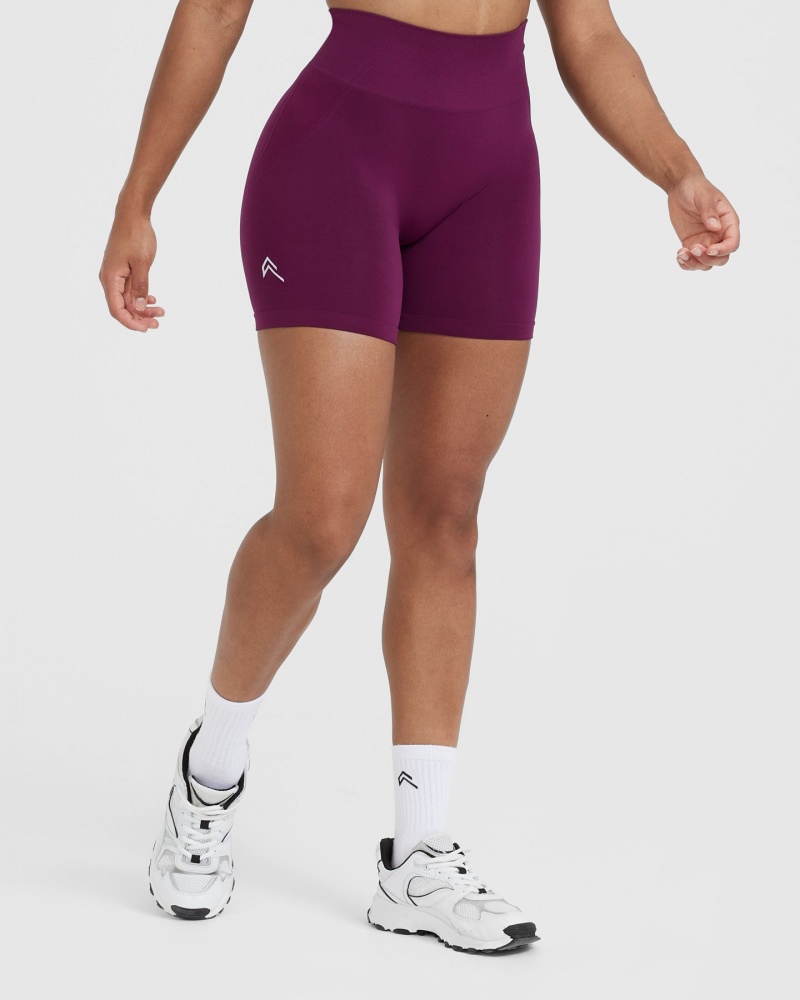 Purple Oner Active Effortless Seamless Shorts | 60785BMKN