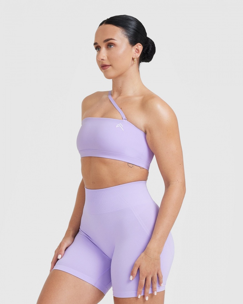 Purple Oner Active Everyday Bandeau Bralette Sports Bras | 72830WSUR