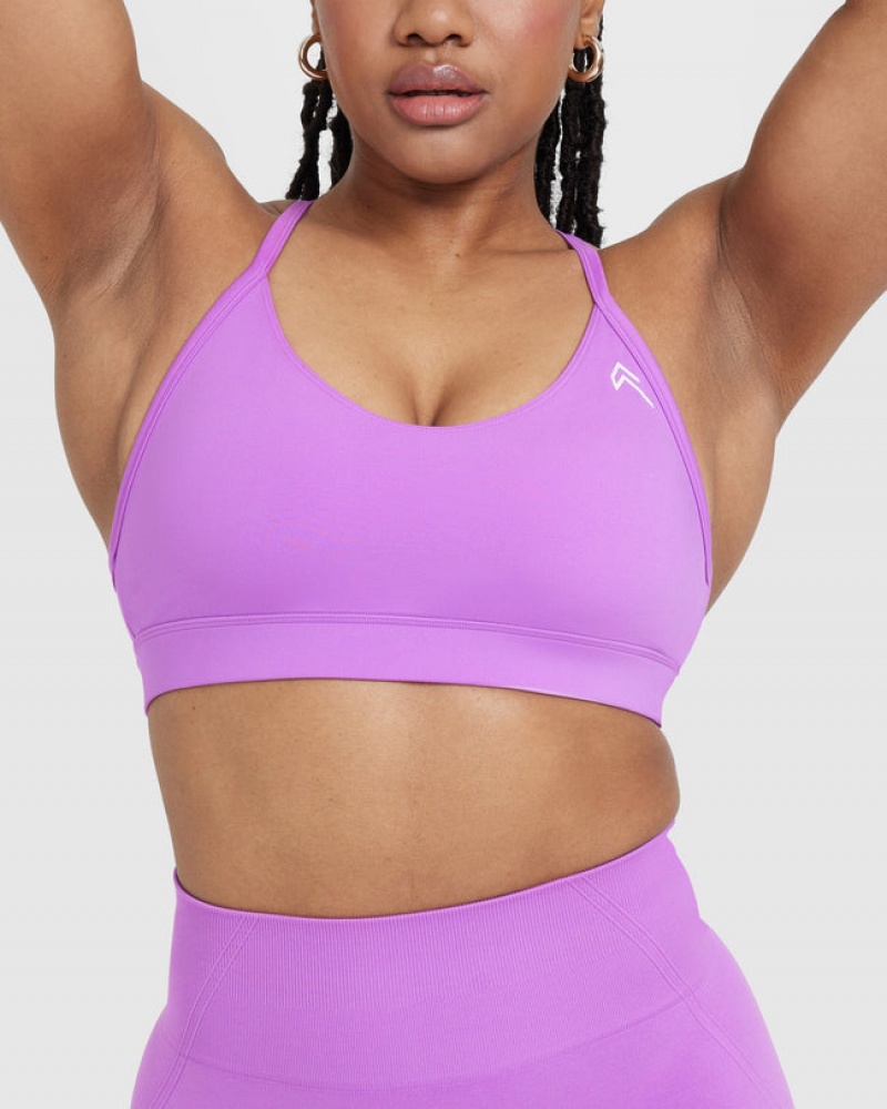 Purple Oner Active Everyday Sports Bras | 79530ZAGK