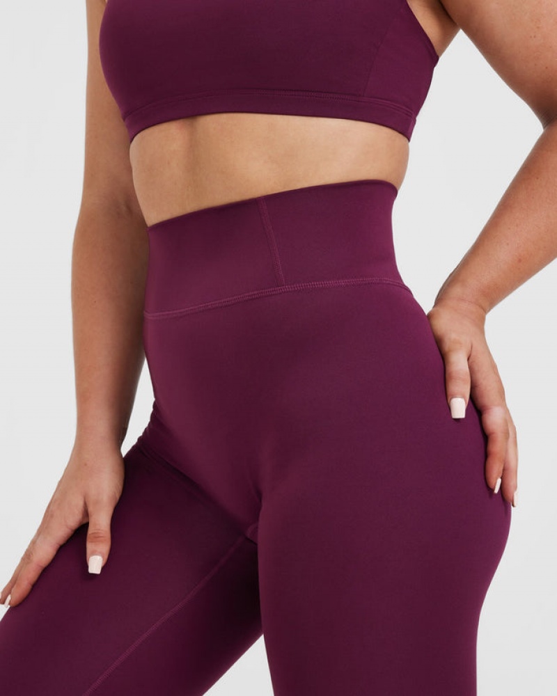 Purple Oner Active Timeless High Waisted Leggings | 15328XJEW