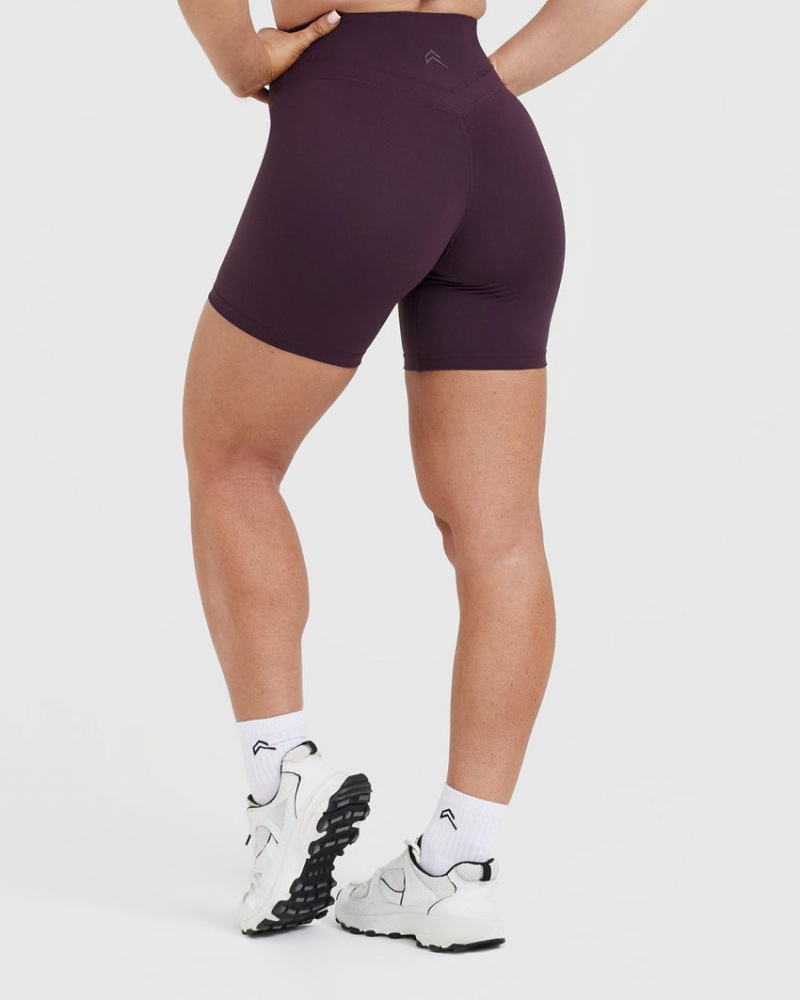 Purple Oner Active Unified High Waisted Shorts | 45628GRJP