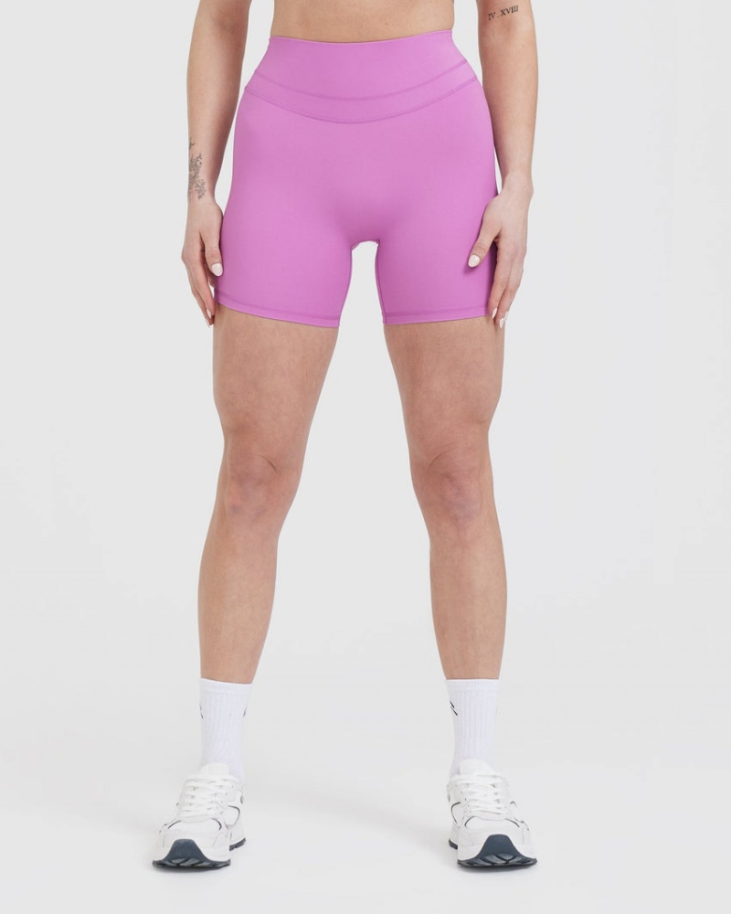 Purple Oner Active Unified High Waisted Shorts | 28410TGHY