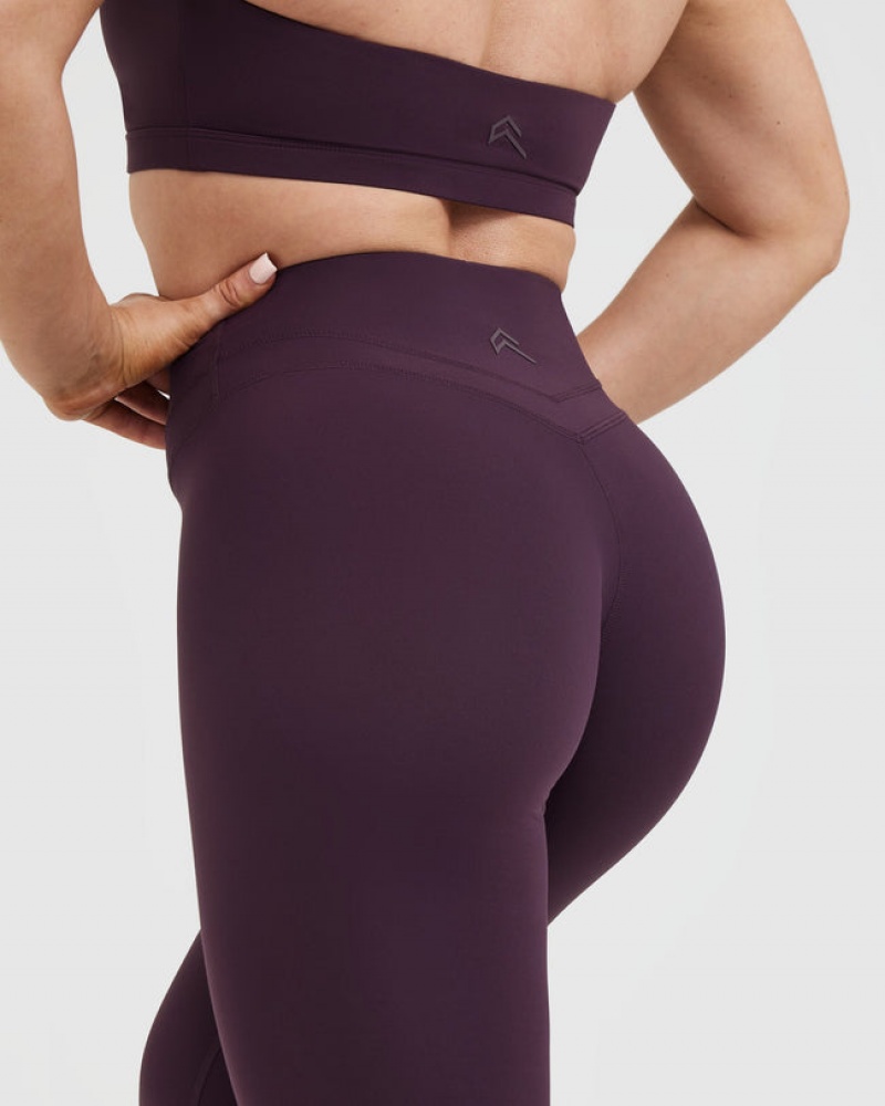 Purple Oner Active Unified High Waisted Leggings | 25610SUAF