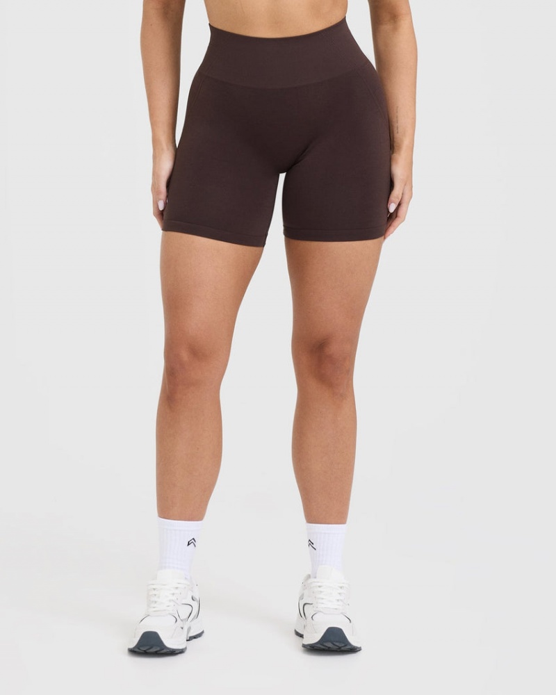 Purple / Brown Oner Active Effortless Seamless Shorts | 68175ZWMG