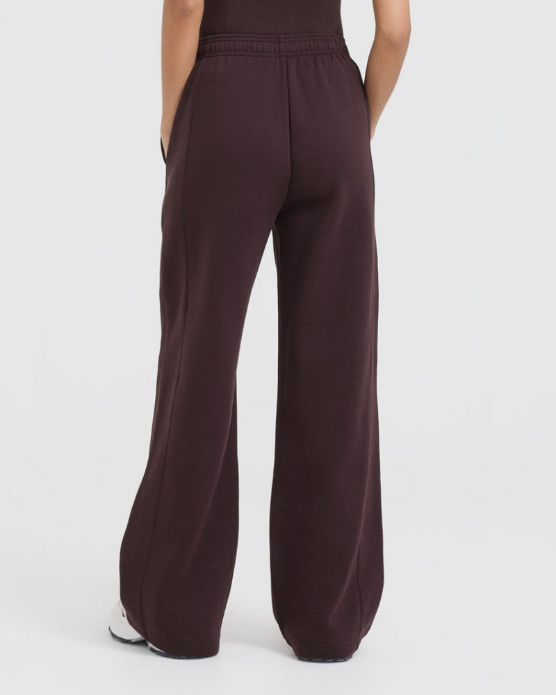 Purple / Brown Oner Active Foundations Straight Leg Joggers | 80162JPVD