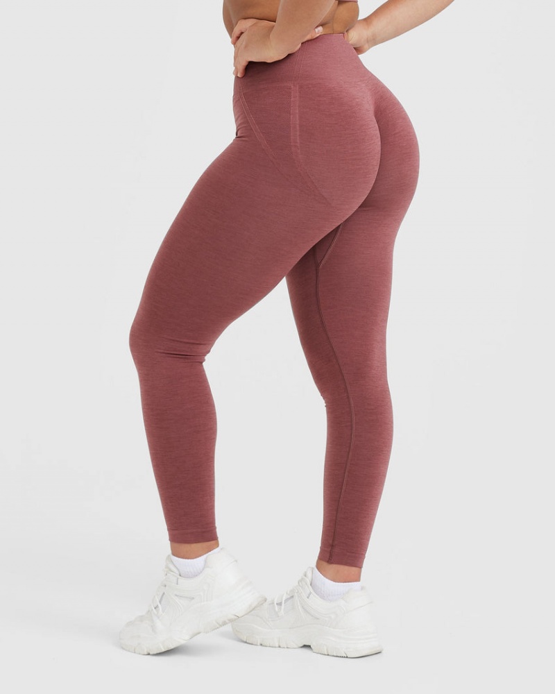 Red Oner Active Effortless Seamless Leggings | 67321LNWY