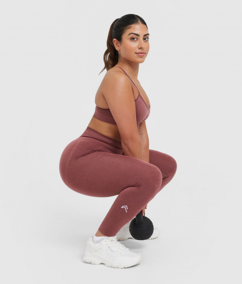 Red Oner Active Effortless Seamless Leggings | 67321LNWY