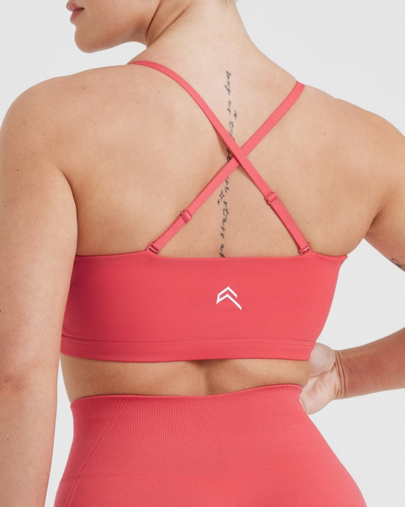 Red Oner Active Everyday Bandeau Bralette Sports Bras | 75164JZOM